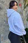 Gri İplik Şardonlu Sweatshirt