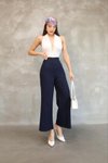 Lacivert Mango Model Pantolon