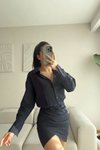 Lacivert Mini Double Gömlek Elbise