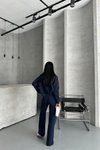 Lacivert Oversize Sweat Pantolon Eşofman Takım