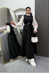 Siyah Nisa İkili Tesettür Takım