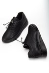 Siyah Ortopedik Sneaker Spor Ayakkabı