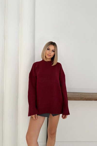 Bordo Oversize Basic Kazak