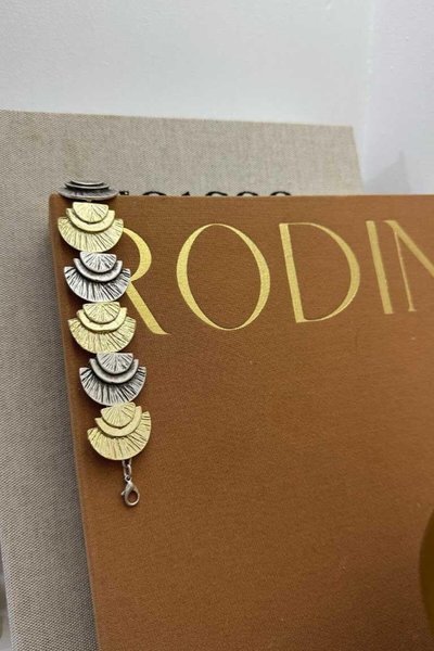 Gold Silver Luna Büyüsü Bileklik