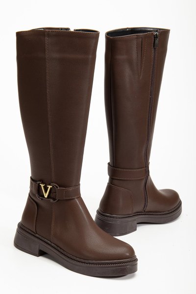Brown Amiraa Winterproof Boots