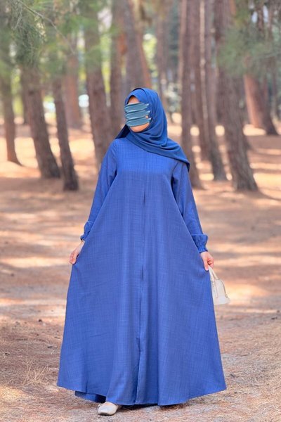 Blue Linen Mevlana Ferace
