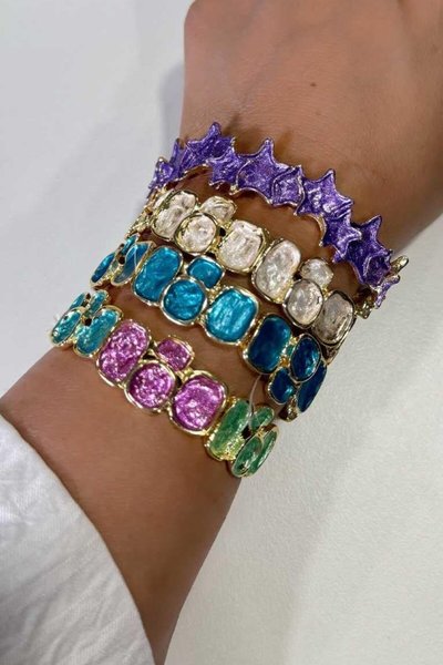 Purple Star Tale Bracelet