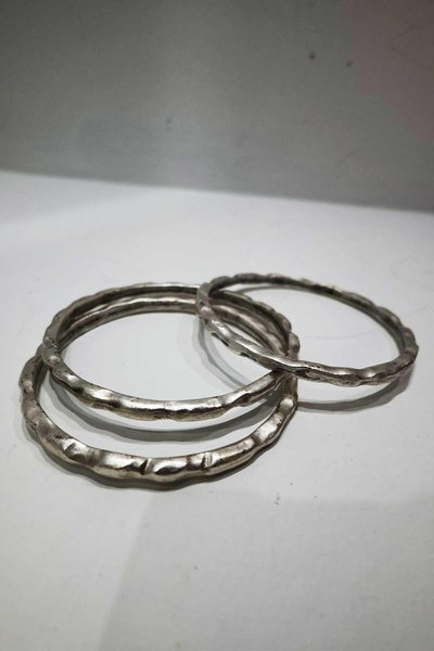 Silver Dalga İkon Bilezik